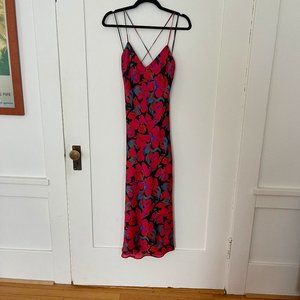 Topshop maxi slip dress - floral print
